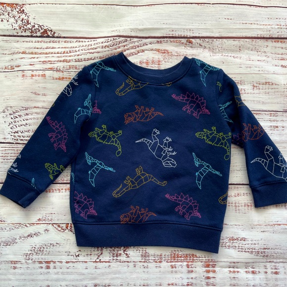 Cat & Jack Dino Print Sweatshirt 2T - Picture 1 of 2